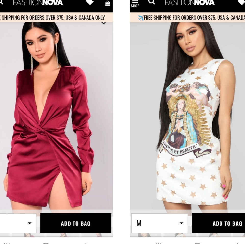 3 for 1 New Fashionova dresses Large plus 1 Gift
